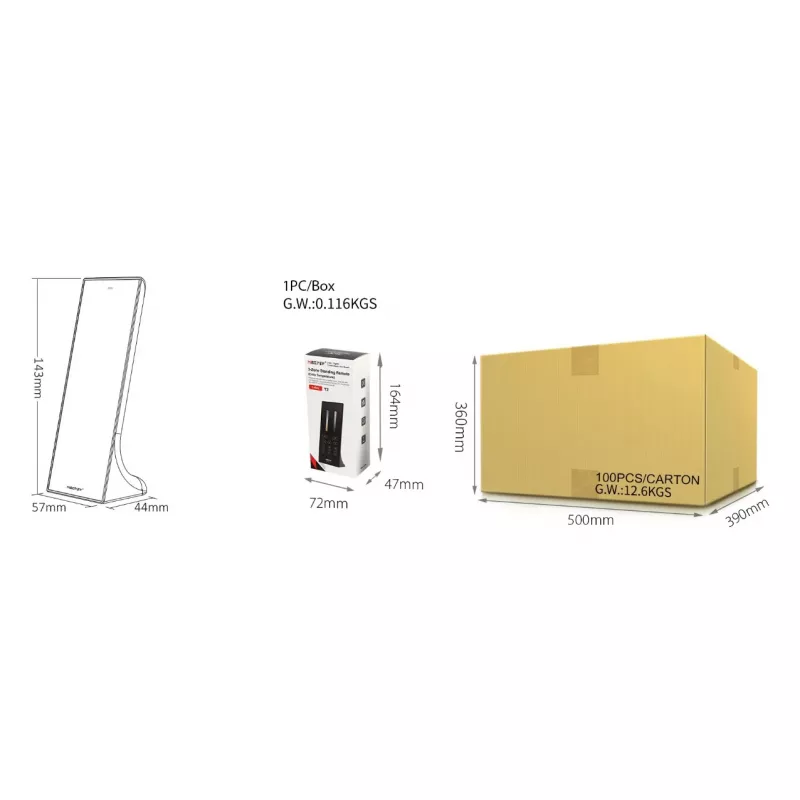 Miboxer Synergy 21 LED-τηλεχειριστήριο Dual White CCT 3 ζωνών (Y2)