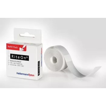 HellermannTyton RO202REF-1401-WH μελανοταινία θερμικής μεταφοράς ρητίνης, 140 mm x 300 m, λευκή