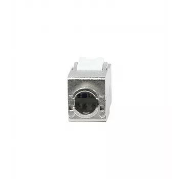 SYNERGY21 S216378V3 CAT8.1 RJ45 μονάδα keystone, Slim-line κοντό, πιστοποιημένο GHMT, λευκό