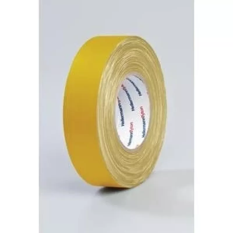 HellermannTyton HTAPE-TEX-19x10 πολυχρηστική υφασμάτινη ταινία, κίτρινη, 19 mm x 10 m 712-00202