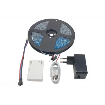 SYNERGY21 QuinLED dig2GO φορητό πακέτο ψηφιακού LED με λωρίδα RGBW, ελεγκτή ισχύος και τροφοδοτικό S21-LED-JT230011