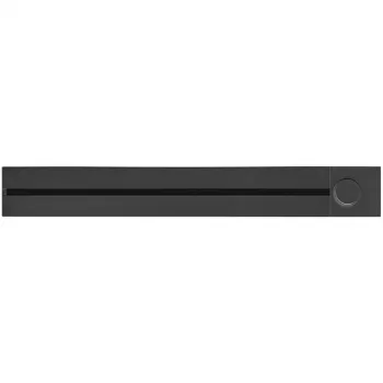 SYNERGY21 MODULRAIL 600mm πολύπριζο με διακόπτη, 3 πρίζες Schuko, μαύρο S21-MR005