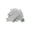 SYNERGY21 Keystone-Modulhalter DIN-Schiene Slim ABS για 1xTP Modul Slim Line (S215416V2)