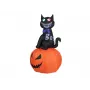 EUROPALMS Halloween Φουσκωτή φιγούρα γάτα με κολοκύθα, 183cm 83316152