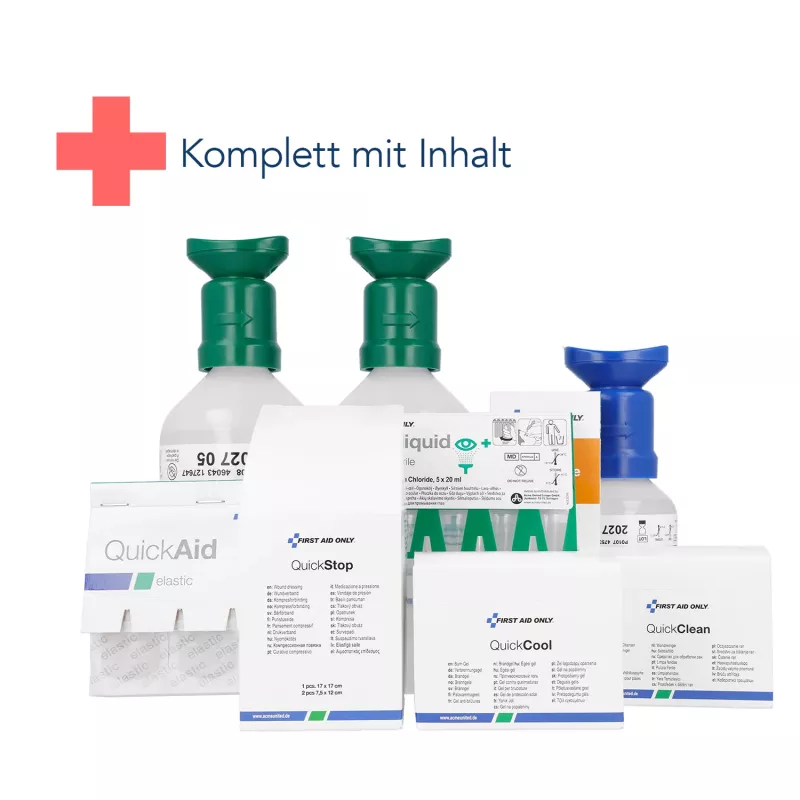 First Aid Only Quick+ Safe DIN EN 15154-4 Κουτί πρώτων βοηθειών Μπλε (P-44027 00)