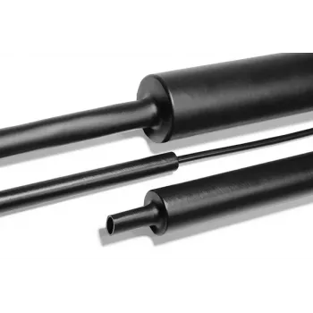 HellermannTyton MU47 Θερμοσυστελλόμενο μακαρόνι 4:1 40 mm σε 12 mm Μαύρο 1 m