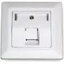 Dätwyler 185866 RJ45 Cat 7A Module δεδομένων, 1 Port, Λευκό