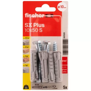 Fischer SX Plus ούπα 10 x 50 mm, 5 τεμ. 567828