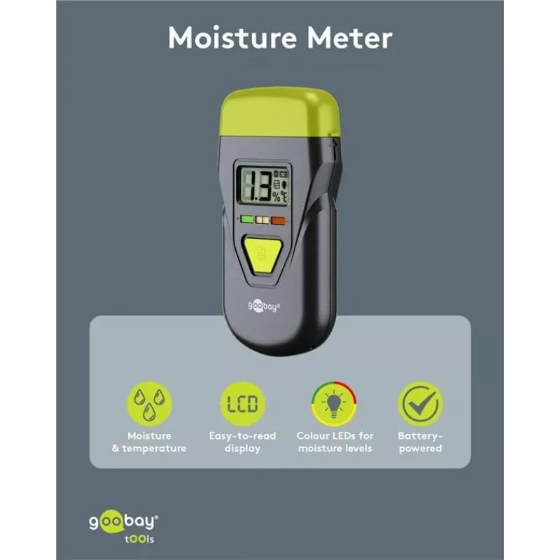 Goobay Tools μετρητής υγρασίας 77832
