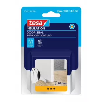 tesamoll UNIVERSAL ταινία στεγανοποίησης πόρτας λευκή 38 mm x 1 m (05422-00100-01)