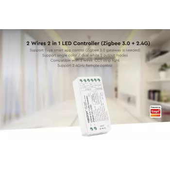 SYNERGY21 Synergy 21 Controller CCT 2-σύρματο Zigbee*Milight/Miboxer* (LC2-ZR)