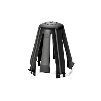 HellermannTyton Q-Mount Αυτοκόλλητη βάση δεματικών καλωδίων Μαύρη (148-00098)