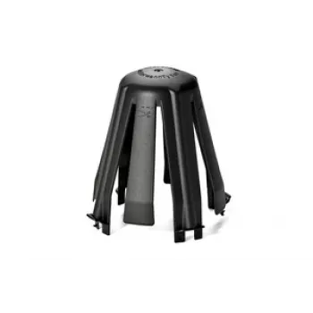 HellermannTyton Q-Mount Αυτοκόλλητη βάση δεματικών καλωδίων Μαύρη (148-00098)