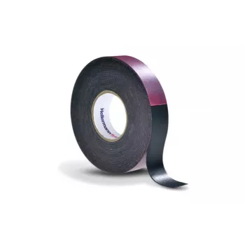 HellermannTyton HTAPE-POWER600 Αυτοσυγκολλώμενη ταινία καουτσούκ 19mm x 6,7m Μαύρη 711-10200