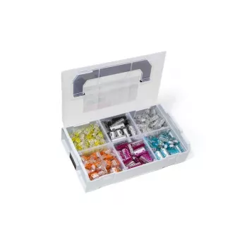 HellermannTyton HelaCon Plus Mini Σετ συνδετήρων καλωδίων Push-in, 350 τεμ., 0,5-2,5 mm², 450 V, 24 A 148-90046