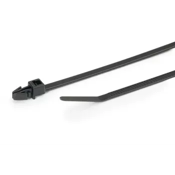 HellermannTyton T30RSF-PA66HS-BK (500) Δεματικό 158 mm x 3,6 mm μαύρο συσκευασία 500 τεμ. 126-00329