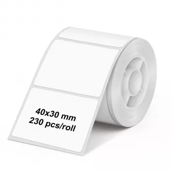 Olympia 6320 Ρολό ετικετών 40 mm x 30 mm λευκό 230 ετικέτες