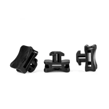 HellermannTyton ACFM5W8PT4,5 Βάση δεματικού για ράγα DIN, ανθεκτικό PA66, μαύρο, 25 τεμ. 151-03245