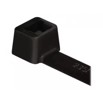 HellermannTyton Σειρά T T18R Δεματικά καλωδίων με εσωτερική οδόντωση, 100 mm x 2,5 mm, μαύρα, συσκευασία 100 τεμ. 111-01910
