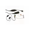 MIDLAND Albrecht AE 31-PT07 In-Ear Μονοφωνικό Ακουστικό με Μικρόφωνο Βραχίονα και PTT, ενσύρματο, Σύνδεση 2-Pin, Μαύρο 41990