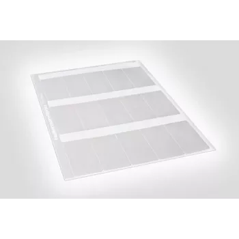 HellermannTyton 594-81104 ετικέτα θερμομεταφοράς διαφανές λευκό 100mm x 100mm 1000 ετικέτες
