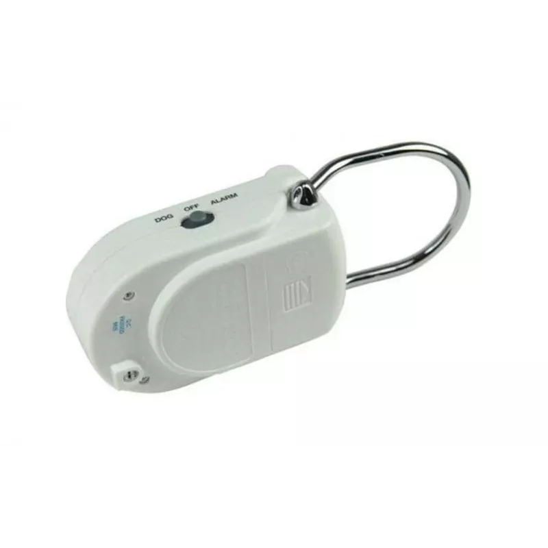 KH-SECURITY KH 100183 Ηλεκτρονικός συναγερμός πόρτας, φορητό σύστημα συναγερμού, λευκό
