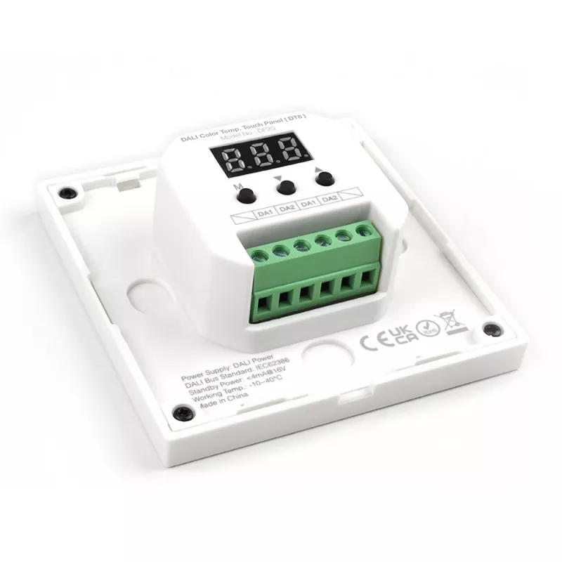 Miboxer LED Smart DALI Πάνελ αφής θερμοκρασίας χρώματος DT8 (DP2S)