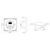 Miboxer LED Smart DALI Πάνελ αφής θερμοκρασίας χρώματος DT8 (DP2S)