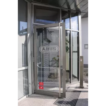 ABUS αυτοκόλλητο προειδοποίησης συναγερμού με λογότυπο 74 x 52,5 mm (1 τεμ.) AU1423