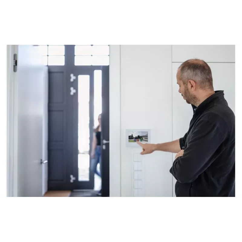 ABUS TVHS20200 Οθόνη αφής PoE 7 ιντσών Λευκό LAN/WiFi για θυροτηλεόραση