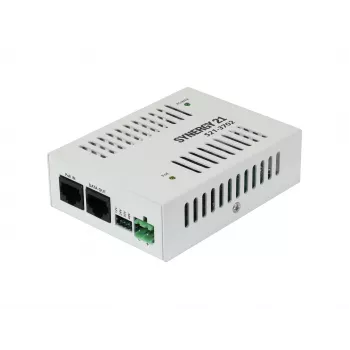 SYNERGY21 S21-3702 PoE+ σε 24V DC Driver σταθερής τάσης, 24W, IEEE 802.3at, είσοδος RJ45, βίδες ακροδεκτών