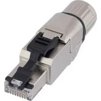 LAPP ED-IE-AXS-6A-A-20-FD-FC Cat.6A RJ45 βύσμα πεδίου, θωρακισμένο, IDC χωρίς εργαλεία, χυτό ψευδάργυρος, συσκευασία 10 τεμ. 21700654