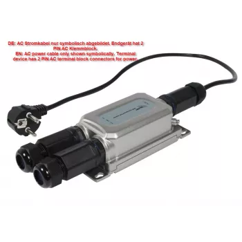 ALLNET εξωτερικού χώρου PoE-Injector IP67 IEEE 802.3bt 60W μεταλλικό κουτί ALL-PI2013Ov2BT60