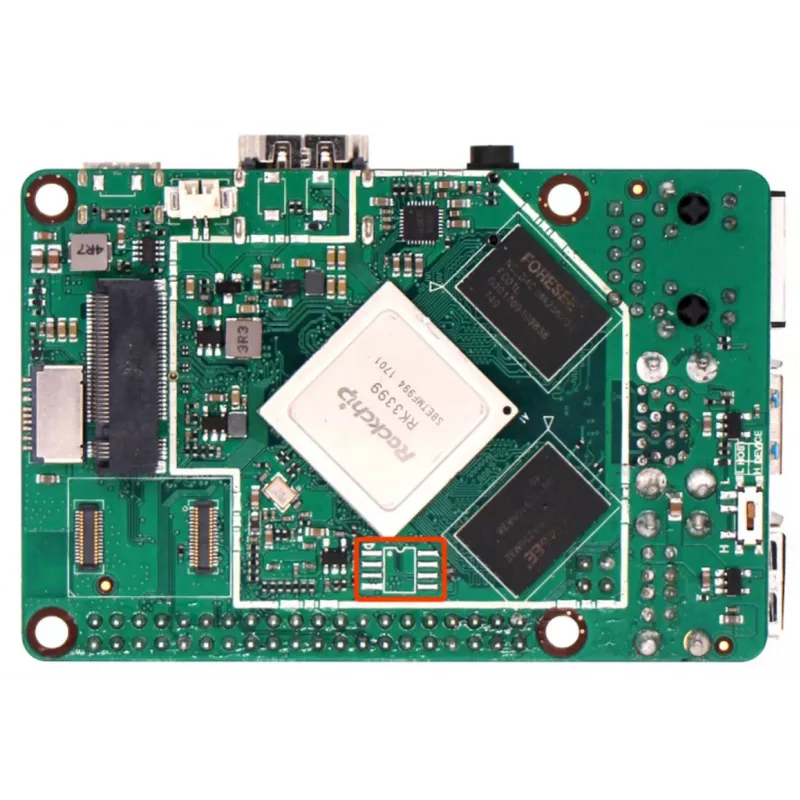 ALLNET Rock Pi 4A+ OP1 4GB/32GB χωρίς WLAN&Bluetooth με PoE Pins (RS114A+D4E32)