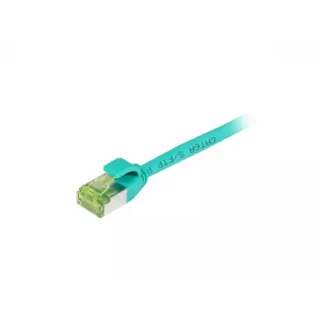SYNERGY21 S217965 CAT6A S/FTP Slim Καλώδιο patch RJ45, 500 MHz, πράσινο