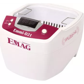 Emag Καθαριστής υπερήχων με θέρμανση, δεξαμενή 2 L, 160 x 90 x 50 mm, ισχύς υπερήχων 80 W, ψηφιακός έλεγχος χρόνου και θερμοκρασίας, πλαστικό περίβλημα