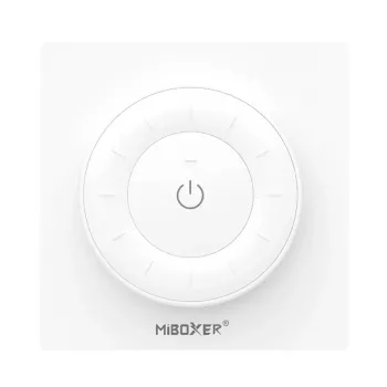 MiBoxer K3-W 2,4GHz Τηλεχειριστήριο LED διπλού λευκού με περιστρεφόμενο τροχό αφής