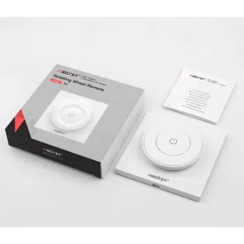 MiBoxer K3-W 2,4GHz Τηλεχειριστήριο LED διπλού λευκού με περιστρεφόμενο τροχό αφής