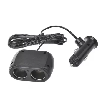 IWH διπλή πρίζα Μέγιστο ρεύμα 10 A 12/24 V DC (019012)