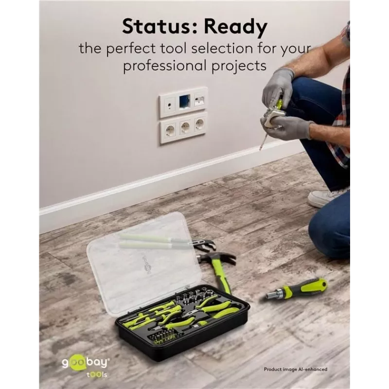 Goobay Advanced σετ εργαλείων ακριβείας 49 τεμ. για επισκευή ηλεκτρονικών 77846