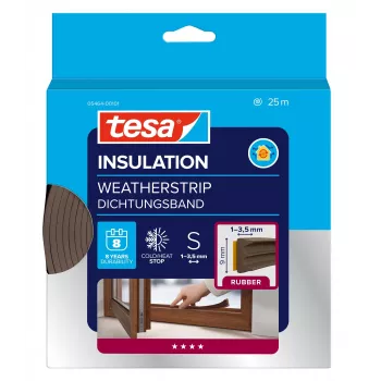 tesa E-Profil 05464-00101-02 ταινία στεγανοποίησης tesamoll Καφέ 25 m x 9 mm