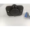 IWH υποδοχή χωνευτή 12/24V-DC, max. 20A, τύπου αναπτήρα, μαύρο 19002