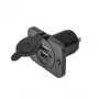 IWH Πρίζα εντοιχισμού διπλή USB 12/24V 2,1A 2x USB-A Μαύρο 019006