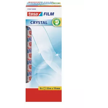 tesa 57947-00000-01 tesafilm® Διαφανής ταινία, 33 m x 19 mm, 8 ρολά