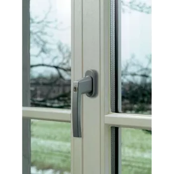 ABUS κλειδωνόμενη λαβή παραθύρου ασημί ABFS59486