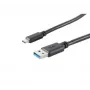 EXERTIS CONNECT Καλώδιο USB 3.1 Type-C σε USB 3.0 Type-A, 1,8 m, μαύρο 39910223