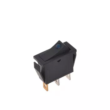 IWH Μπλε διακόπτης παλίρροιας 12V/24V 10A SPST ON-OFF φωτιζόμενος τοποθέτηση σε πάνελ 19028