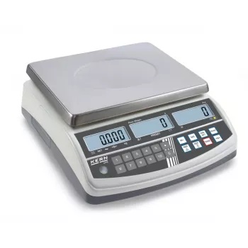 KERN CPB 30K0.5N Ζυγαριά μέτρησης, χωρητικότητα 30 kg, ανάγνωση 0,5 g, λειτουργία με μπαταρία & ρεύμα