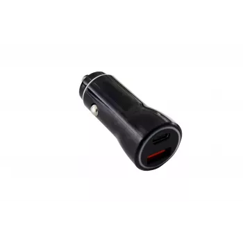 IWH Dual USB-C Φορτιστής αυτοκινήτου 2.1A μαύρο 019053