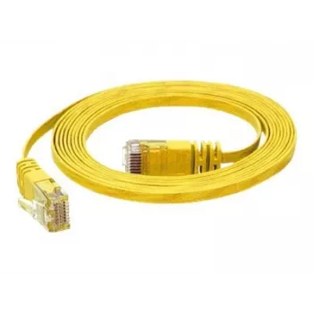 TECLINE Dätwyler Cat 6a S/FTP Καλώδιο patch, PiMF, κίτρινο, 3,0 m, 10 Gbit/s, χωρίς αλογόνα, βύσματα Hirose TM31 78003Y